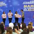 MADRES QUE INSPIRAN: PRESIDENTE DANIEL NOBOA RINDE HOMENAJE CON ACCIONES Y ENTREGA MÁS DE 4.000 BONOS JOAQUÍN GALLEGOS LARA A NUEVAS BENEFICIARIAS